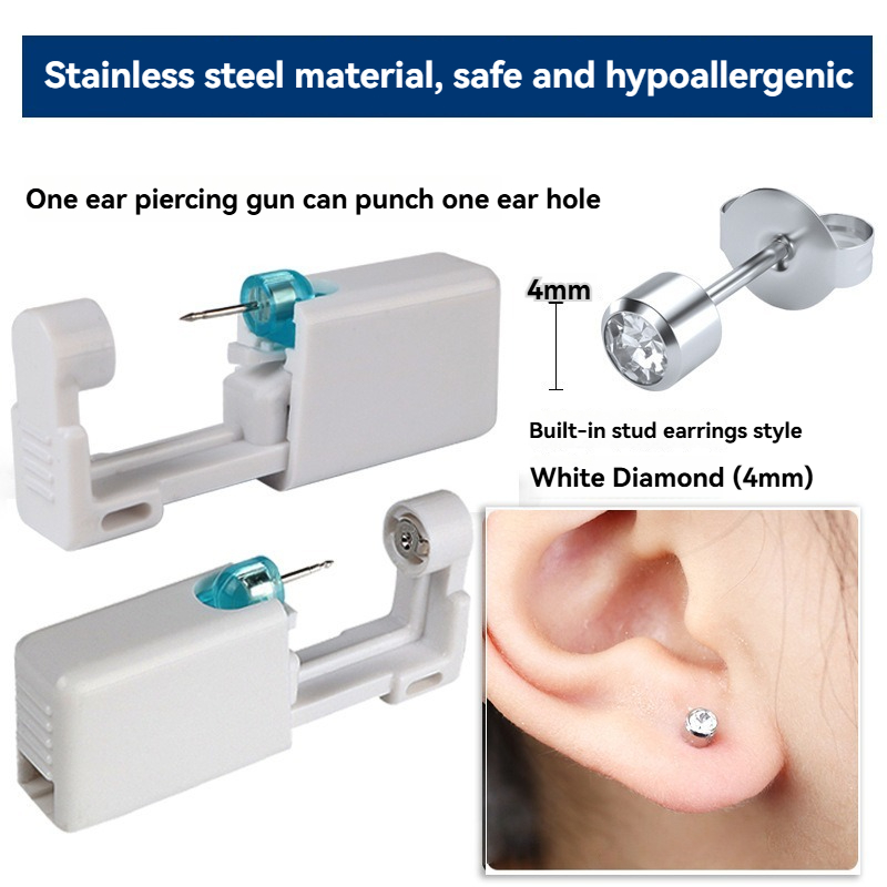 Jewelry Making Machines - Kit per Piercing all'Orecchio Monouso Sterile