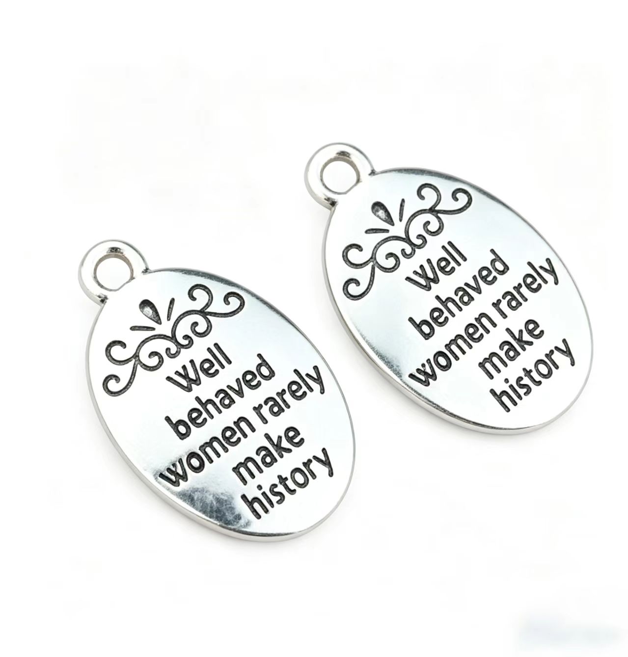 10 pz/lotto Ovale Argento Anti - Jewelry Making History recensione e prezzo