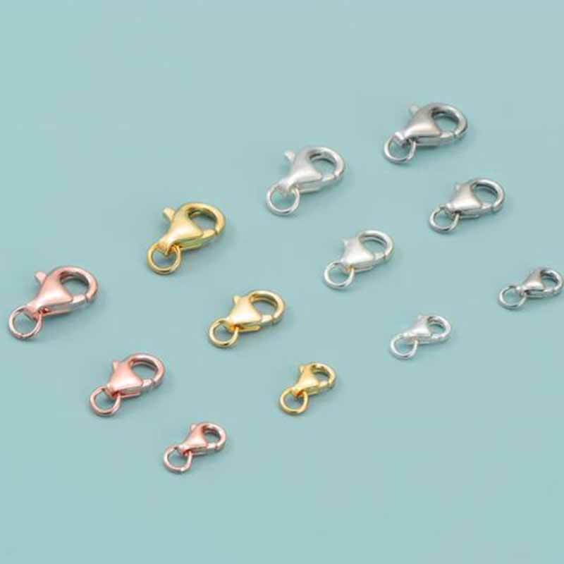 2 pz Genuino Reale Puro Solido - Lobster Clasp Silver recensione e prezzo